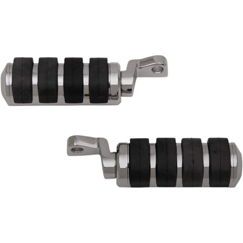 DRAG SPECIALTIES Soft-Ride Chrome Foot Pegs – XL Foot Pegs
