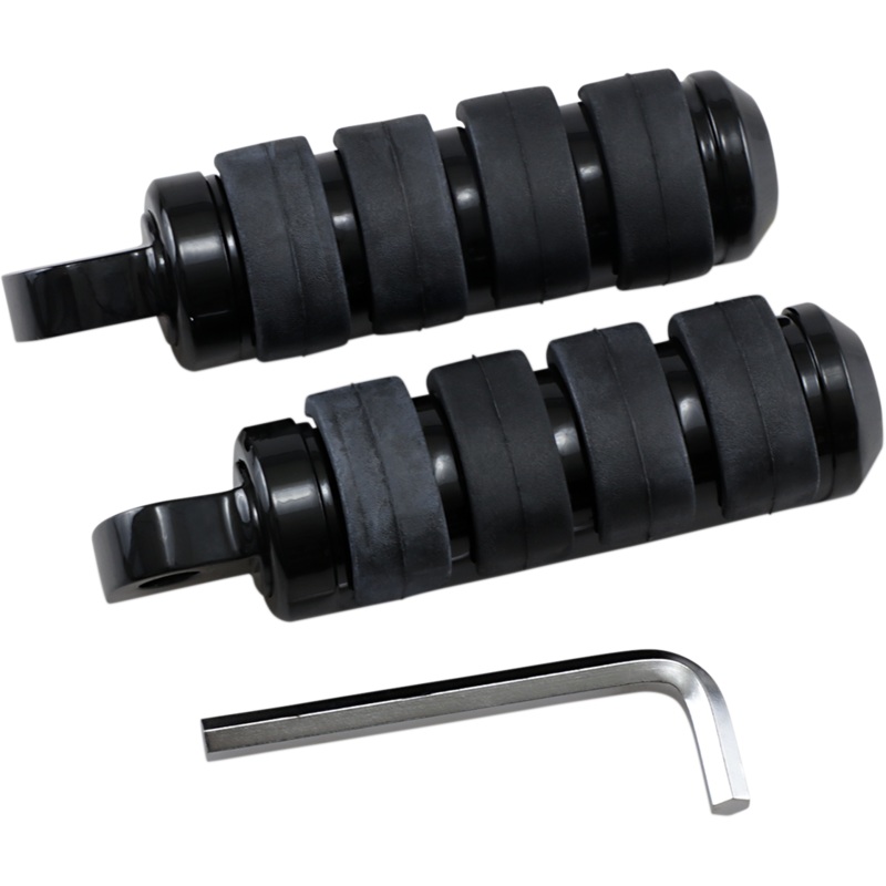 DRAG SPECIALTIES Soft-Ride Footpeg – Black – Small Soft-Ride Foot Peg