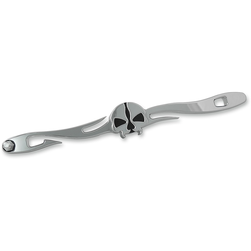 DRAG SPECIALTIES Split Skull Linkage – Chrome – ’17+ Touring Split Skull Custom Shift Linkage
