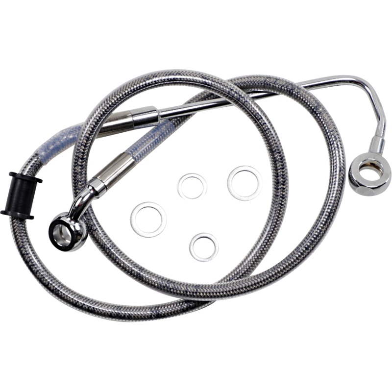 DRAG SPECIALTIES Brake Line – FLSTN ’15-’17 – Stainless Steel Standard Length Brake Line Kit