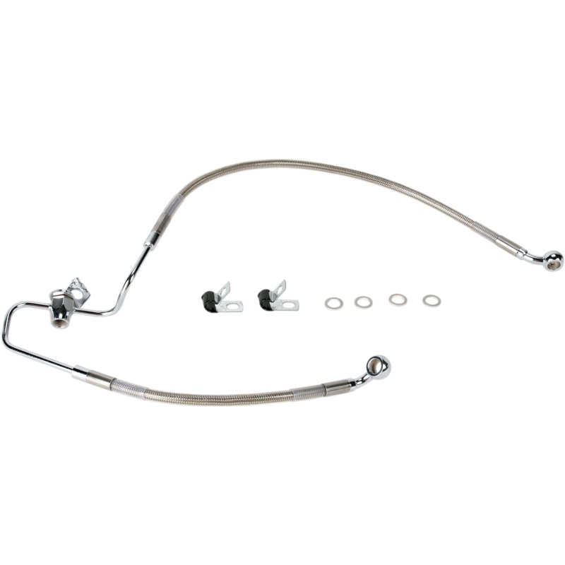 DRAG SPECIALTIES Brake Line – Rear – XL ’04-’13 Stainless Steel Brake Line Kit