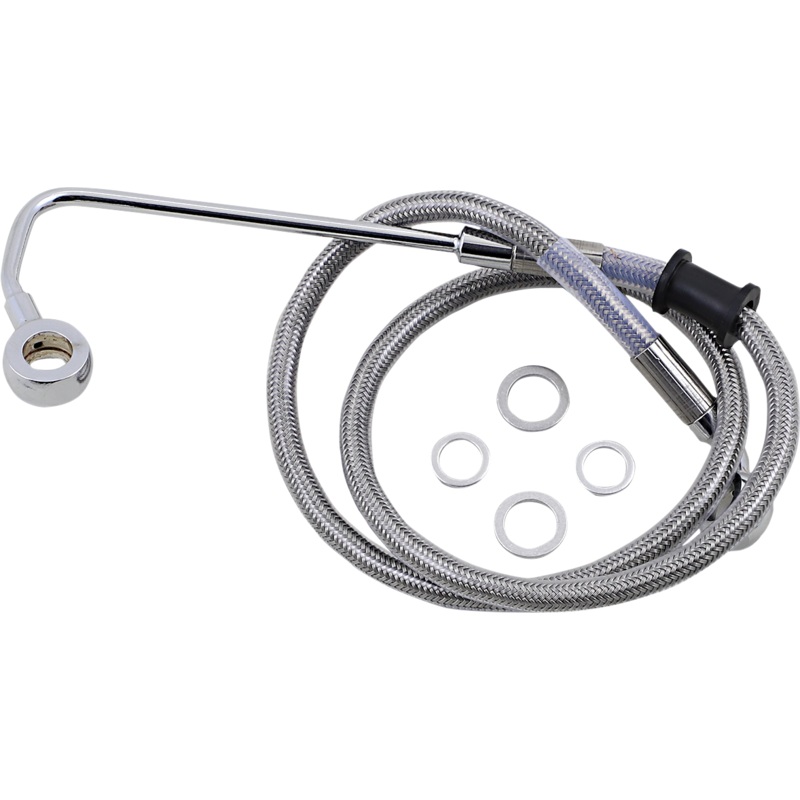 DRAG SPECIALTIES Brake Line – Softail ’15-’17 – Stainless Steel Standard Length Brake Line Kit