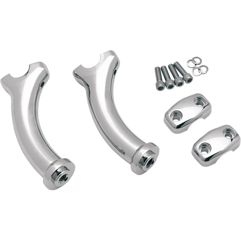 DRAG SPECIALTIES 5-1/2 x 2 Pullback Risers 5-1/2 Deuce Style Handlebar Riser