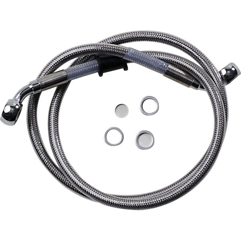 DRAG SPECIALTIES Brake Line – FLSL ’18+ – Stainless Steel Standard Length Brake Line Kit