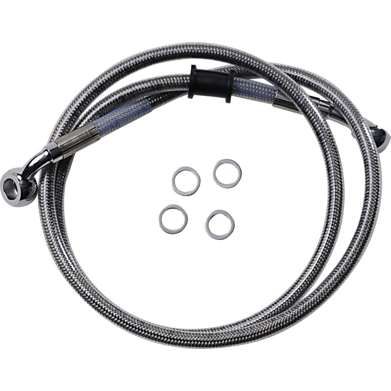 DRAG SPECIALTIES Brake Line – FXBB ’18+ – Stainless Steel Standard Length Brake Line Kit