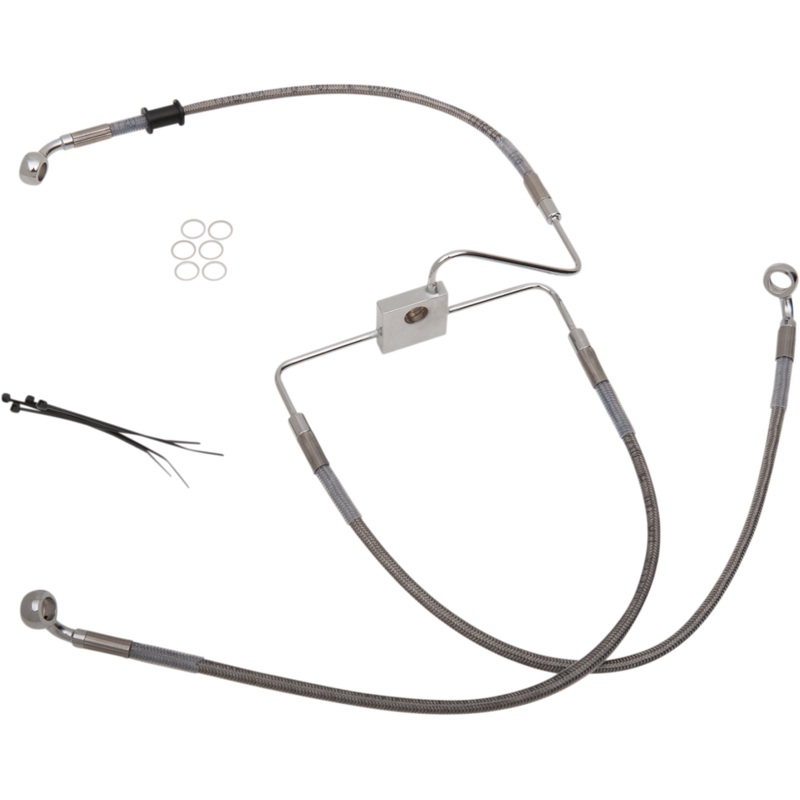 DRAG SPECIALTIES Brake Line – XLCX ’16+ – Stainless Steel Standard Length Brake Line Kit