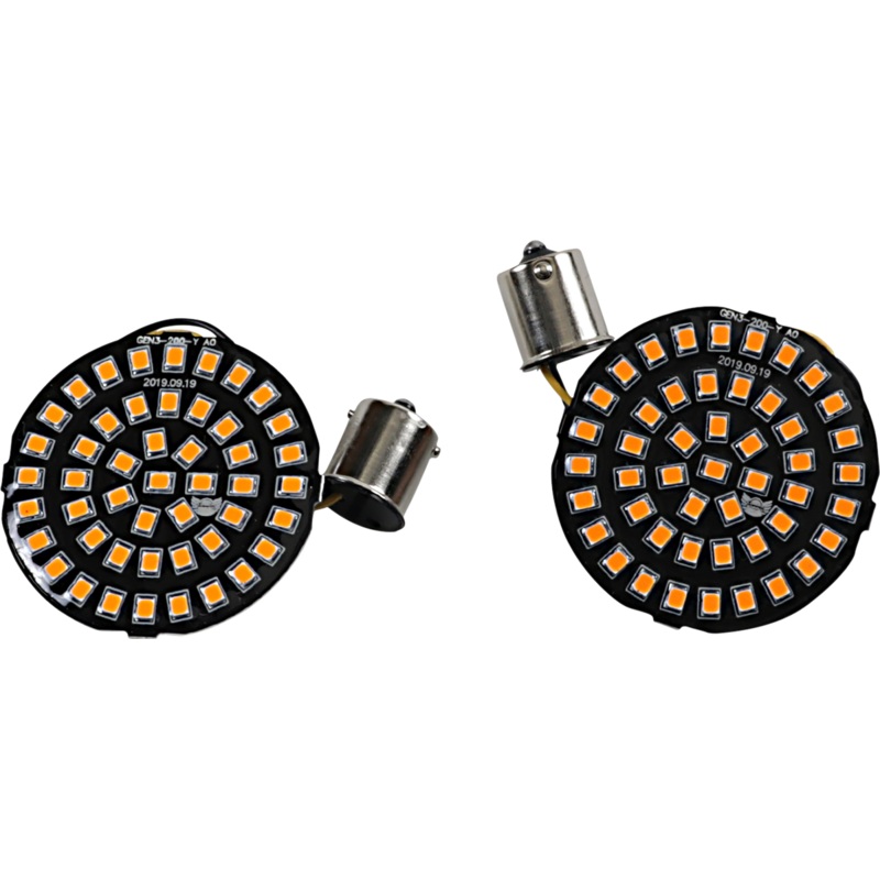 DRAG SPECIALTIES Bullet-Style Turn Signal Insert – Amber LED Turn Signal Inserts