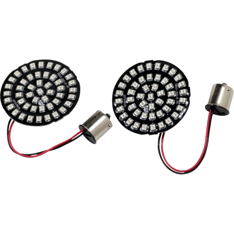 DRAG SPECIALTIES Bullet-Style Turn Signal Insert – Red LED Turn Signal Inserts
