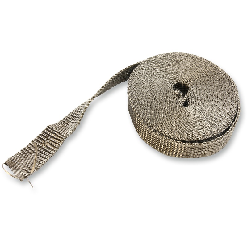 DRAG SPECIALTIES Exhaust Wrap Kit – Bronze – 1×25 Woven Basalt Exhaust Wrap Kits