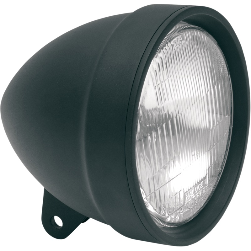 DRAG SPECIALTIES Headlight – 5-3/4 – Black 5-3/4 Die-Cast Headlight  Headlight Assembly