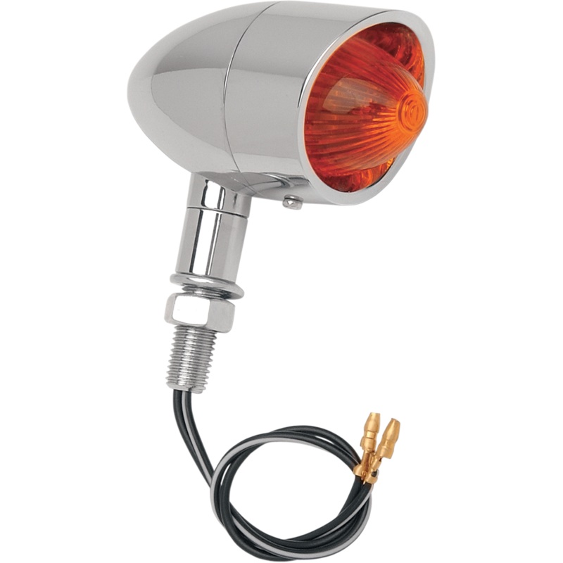 DRAG SPECIALTIES Mini Retro-Style Marker Light – Amber/Red Mini Retro-Style Marker Light