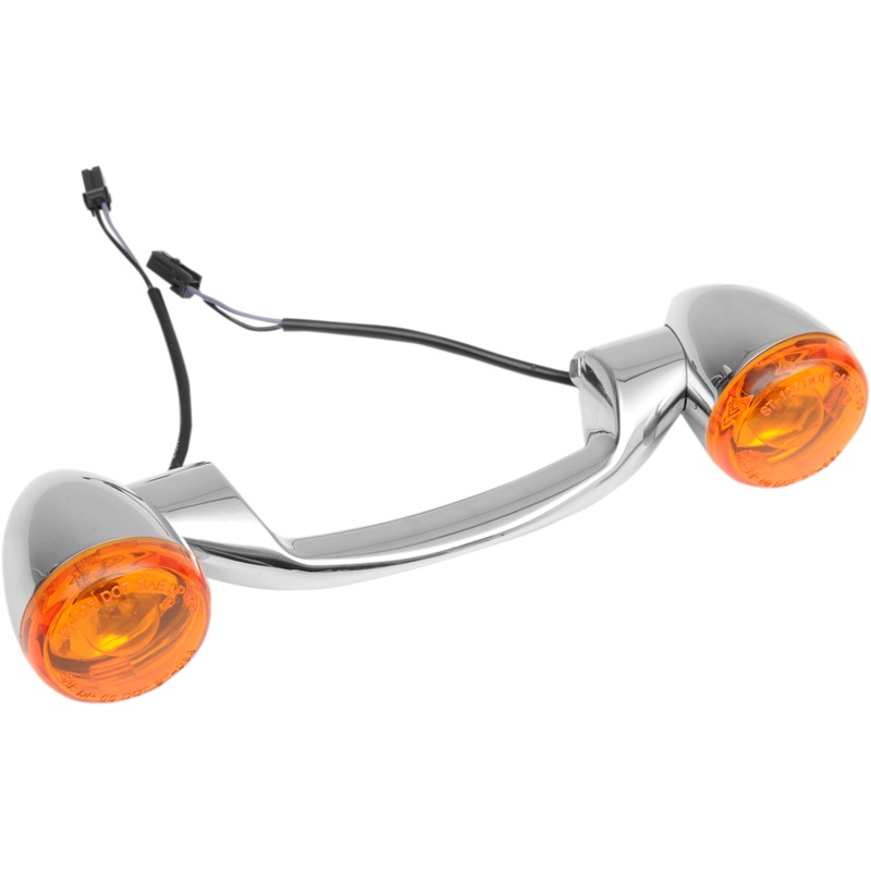 DRAG SPECIALTIES Rear Bullet Turn Signal Lights FLT Bullet-Style Rear Turn Signal Kit