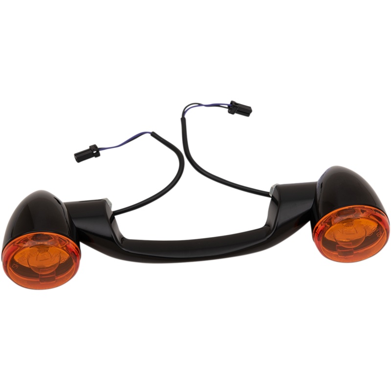 DRAG SPECIALTIES Rear Turn Signal Kit – Harley Davidson – Black Turn Signals