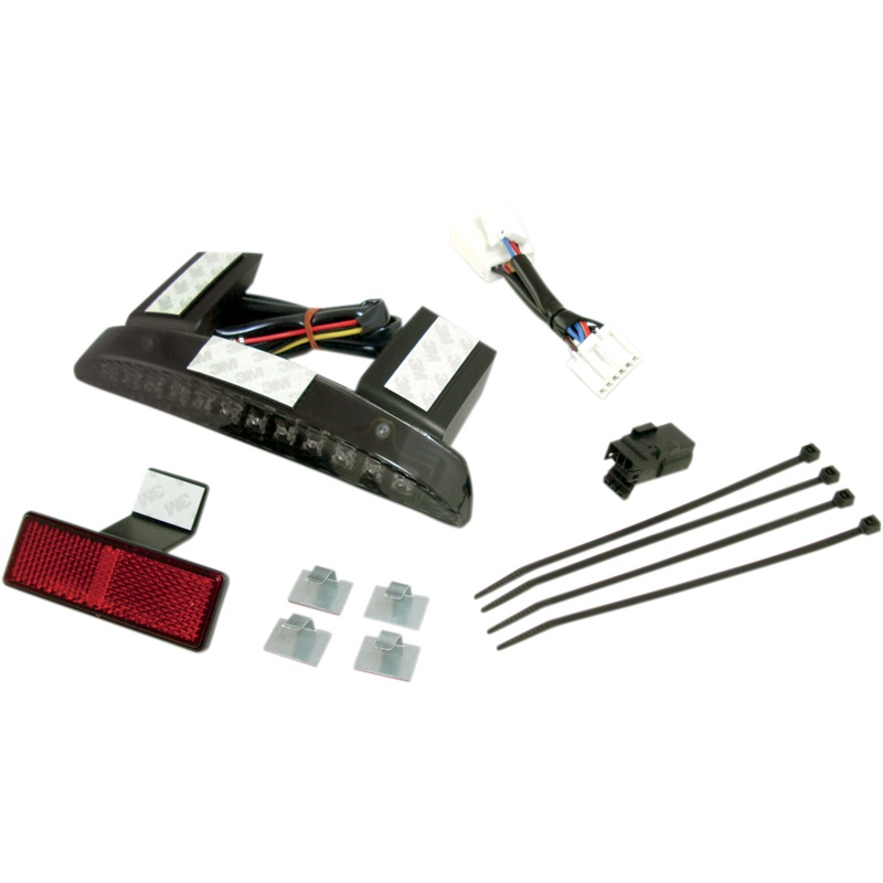 DRAG SPECIALTIES Running/Brake Light Assembly – Smoke Lens LED Running Light and Brake Light Assembly