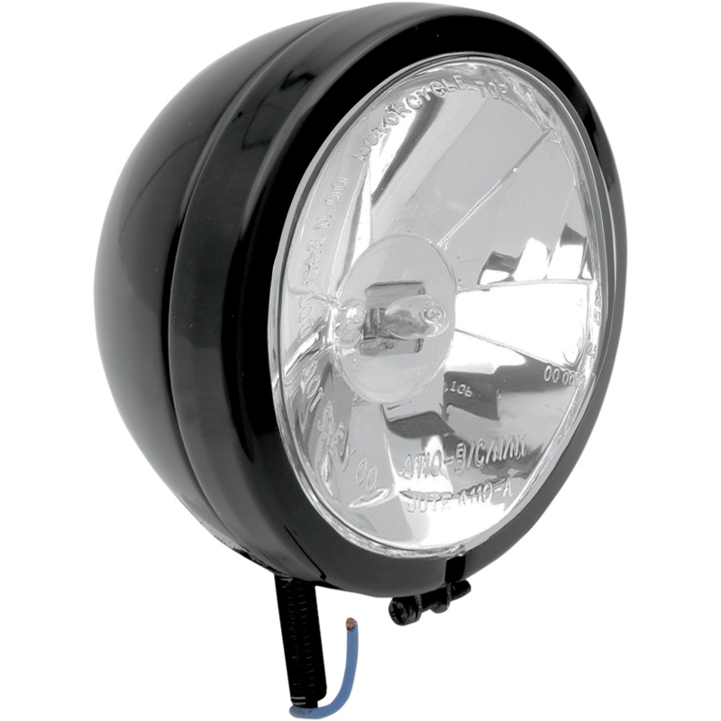 DRAG SPECIALTIES Stud Mount Spot Light – 4-1/2 – Black 4-1/2 Diamond-Style Spotlight