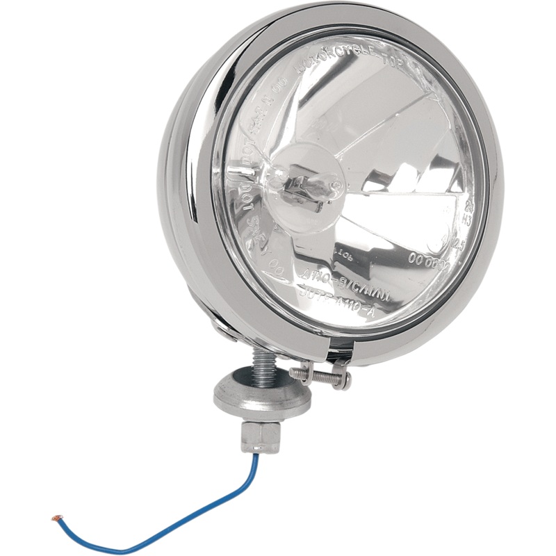 DRAG SPECIALTIES Stud Mount Spot Light – 4-1/2 – Chrome 4-1/2 Diamond-Style Spotlight