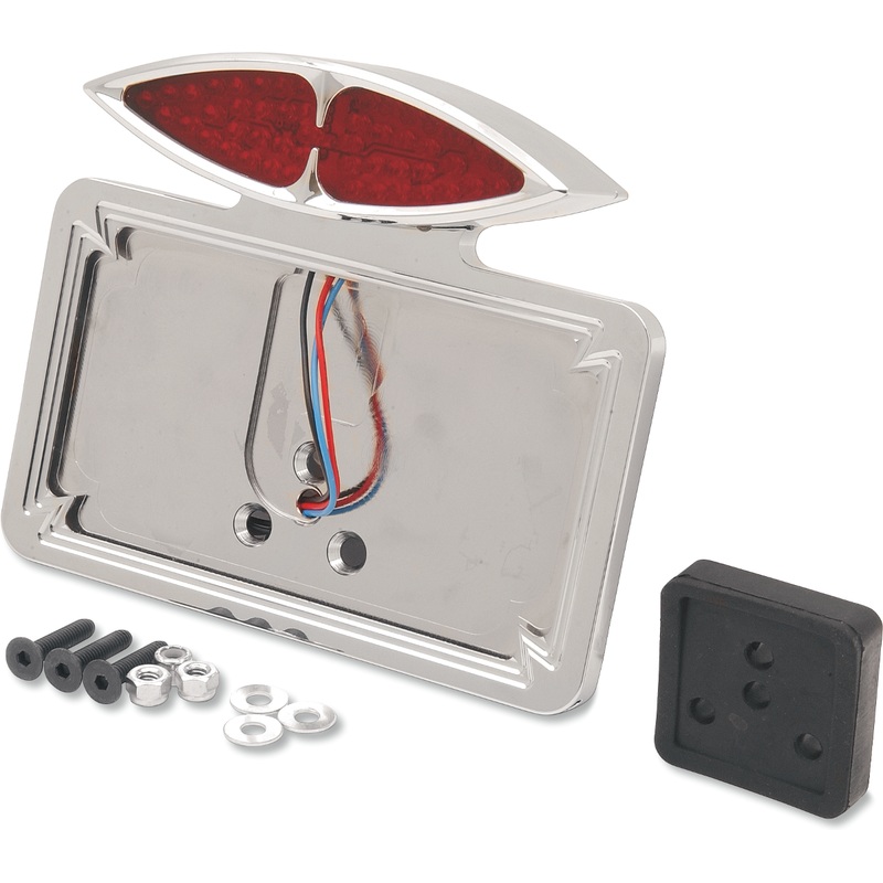 DRAG SPECIALTIES Taillight/License Plate Mount – Cateye Cateye Taillight and License Plate Mount