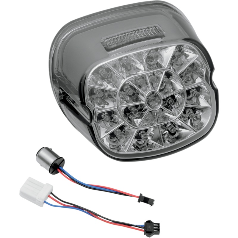 DRAG SPECIALTIES Taillight – Smoke – Top Tag Web LED Taillights