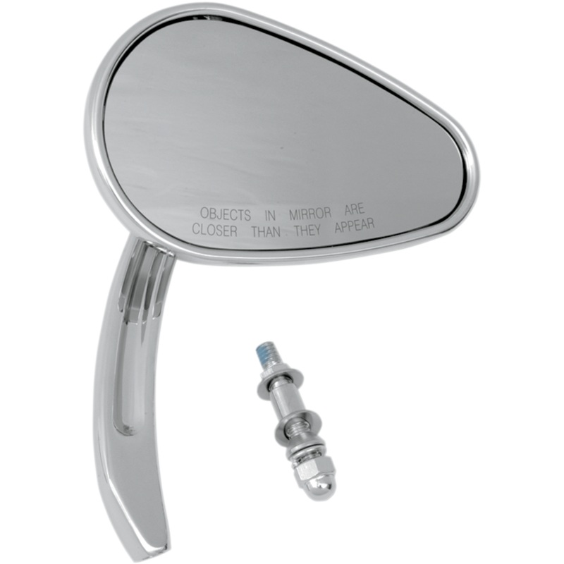 DRAG SPECIALTIES Tear Drop Mirror – Right Billet Teardrop Mirror