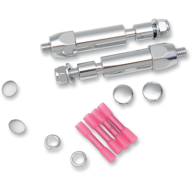 DRAG SPECIALTIES Turn Signal Relocation Kit – ’02 ST Chrome Rear Turn Signal Relocation Kits
