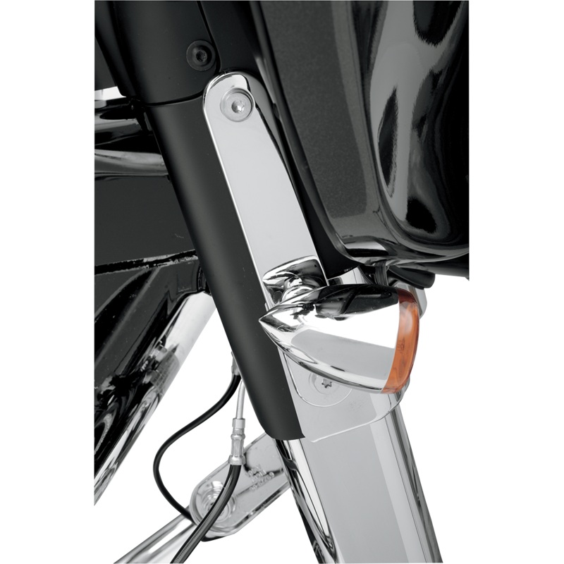 DRAG SPECIALTIES Turn Signal Relocation Mount – Chrome Turn Signal Relocation Mounts