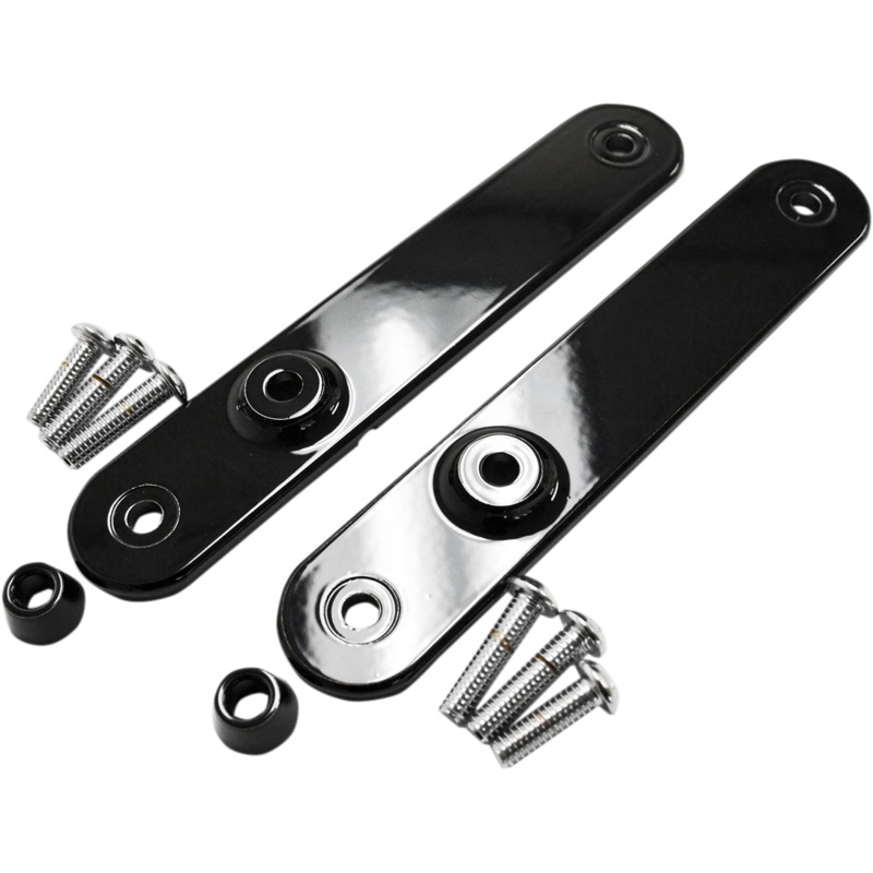 DRAG SPECIALTIES Turn Signal Relocation Mount – Gloss Black Turn Signal Relocation Mounts
