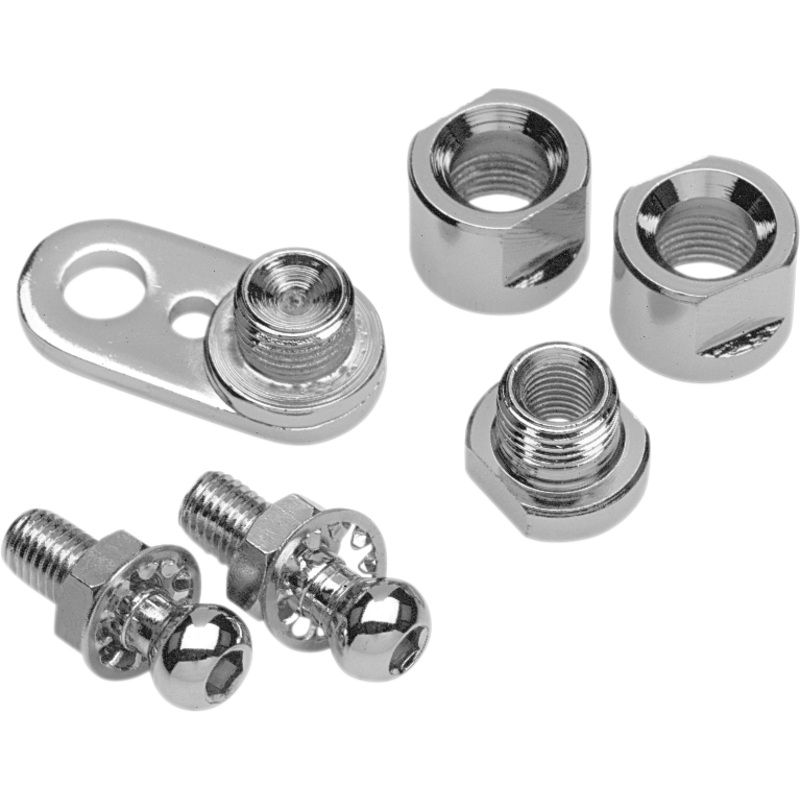 DRAG SPECIALTIES Turn Signal Swivel Kit – Chrome Turn Signal Swivel Kit