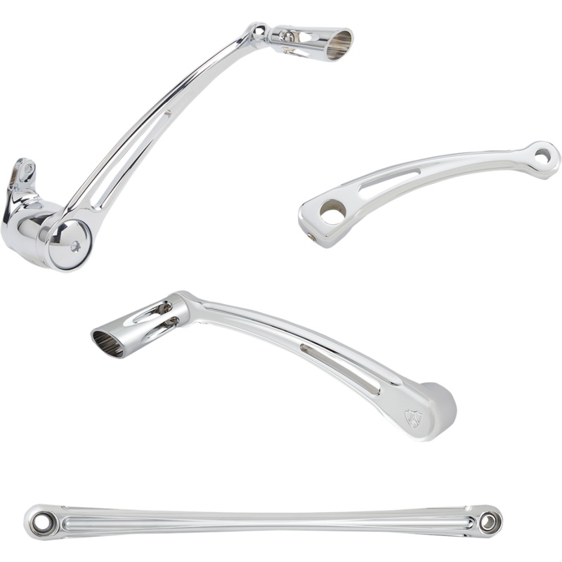 ARLEN NESS Deep Cut Foot Control Kit w/ Toe Shifter – Chrome 420-109