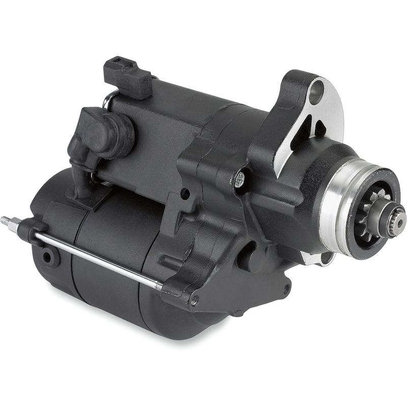 DRAG SPECIALTIES 1.4 Kw Starter Black 1.4kW High-Performance Starter Motor