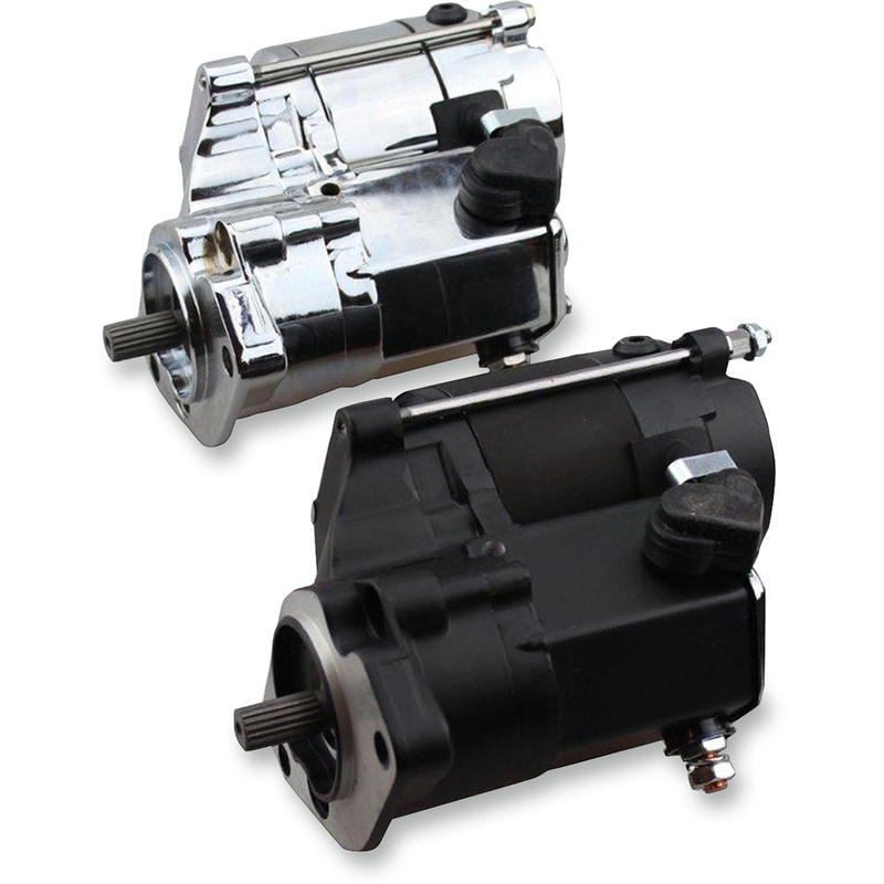 DRAG SPECIALTIES 1.7 Kw Starter Black 1.7kW High-Performance Starter Motor
