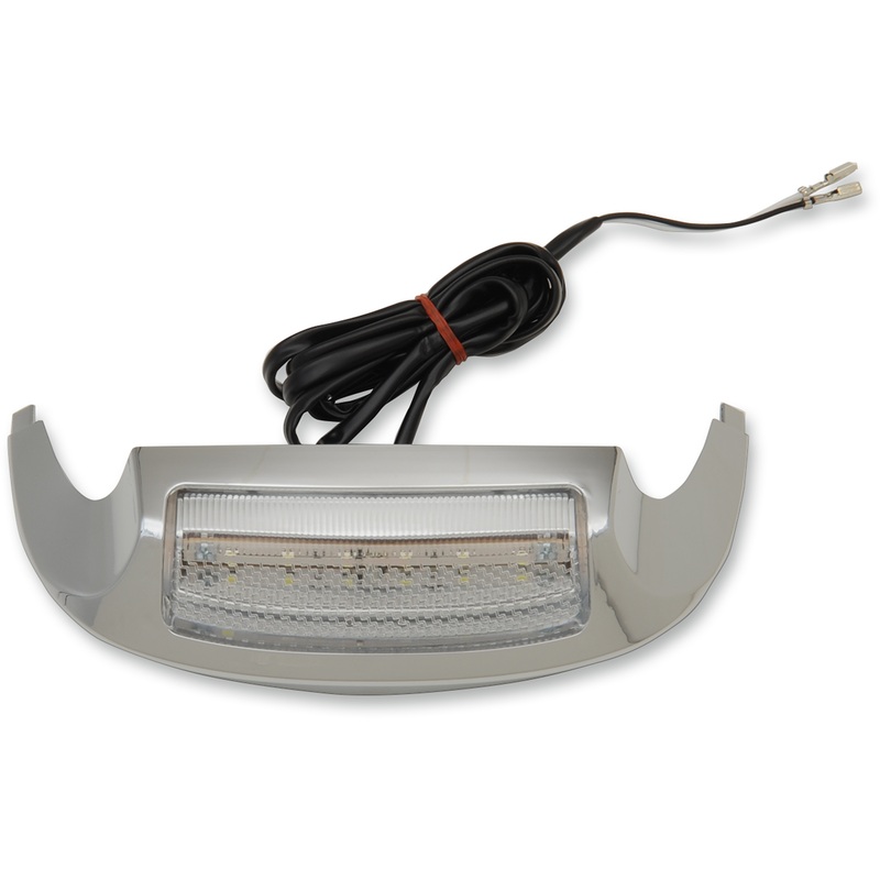 DRAG SPECIALTIES Front Fender Tip Light – 14-17 FLT – Clear Front Fender Tip LED Light