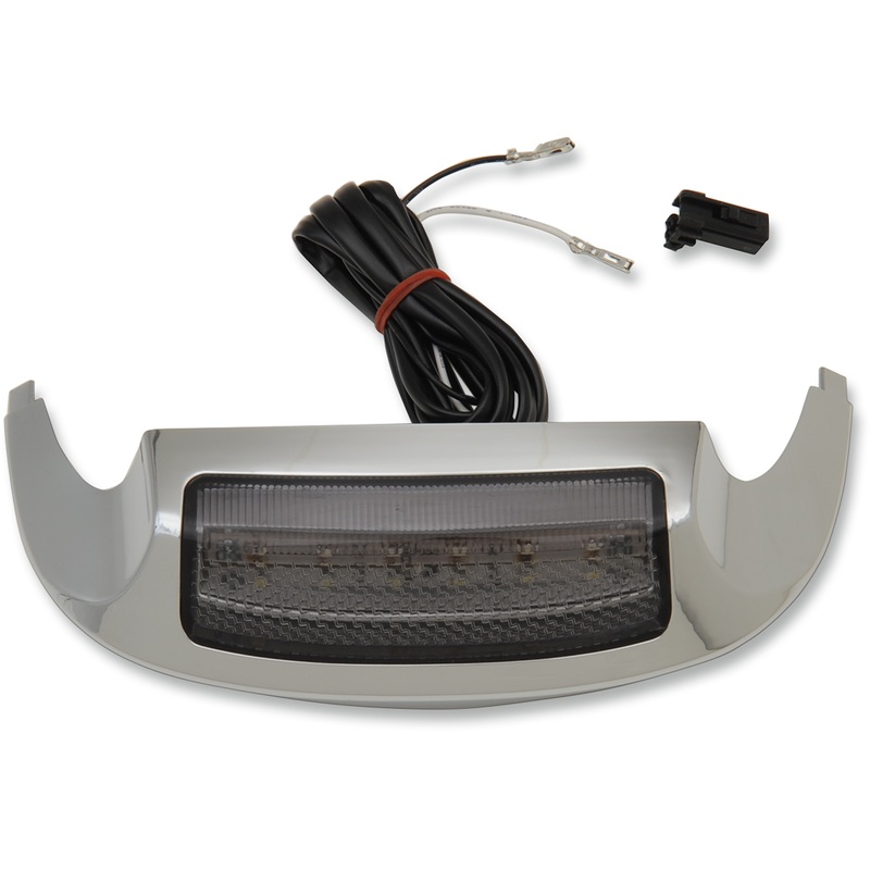 DRAG SPECIALTIES Front Fender Tip Light – 14-17 FLT – Smoke Front Fender Tip LED Light