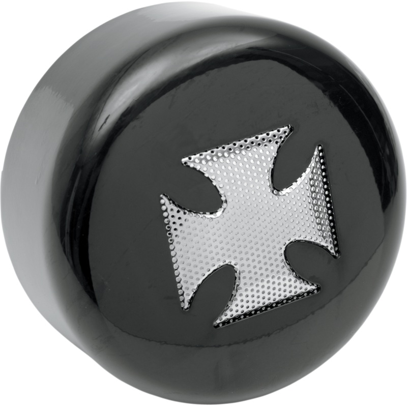 DRAG SPECIALTIES Horn Cover – Cross – ’91-’19 – Black Horn Cover