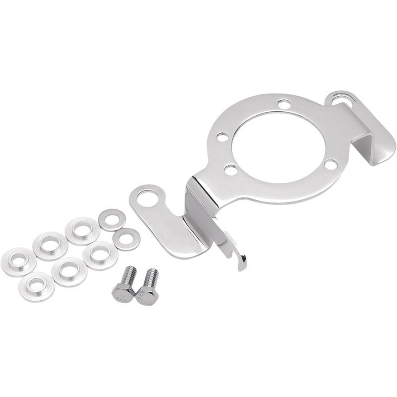DRAG SPECIALTIES Mikuni Support Bracket 92-06 Chrome Carb Support Bracket with Choke Cable Mount