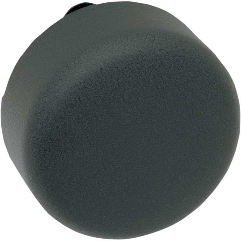 DRAG SPECIALTIES Round Horn Cover – Black Wrinkle Horn Cover