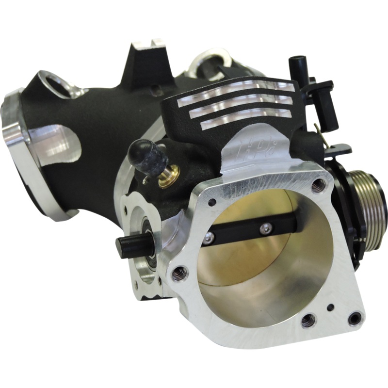 HORSEPOWER, INC Big Bore Throttle Body – Black – 55 mm – Twin Cam HPI-55D1-18B