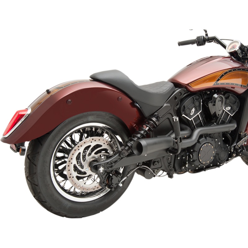 TRASK 2:1 Exhaust – Black – Indian Scout TM-3041BK