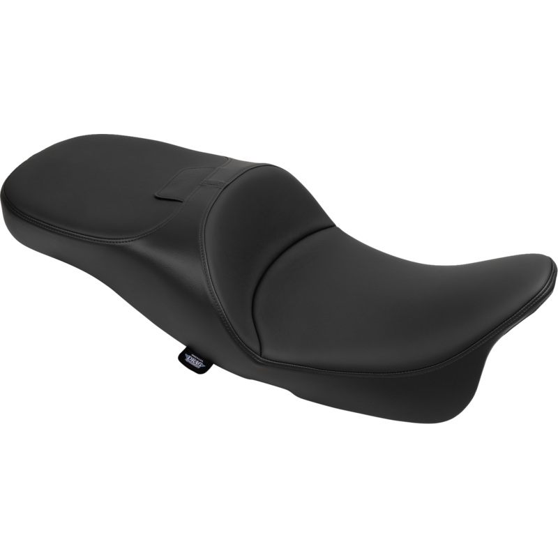 DRAG SPECIALTIES SEATS Extended Reach Freedom Seat – Solar Leather – Smooth Vinyl – FLT/FLH ’09-’24 4696E