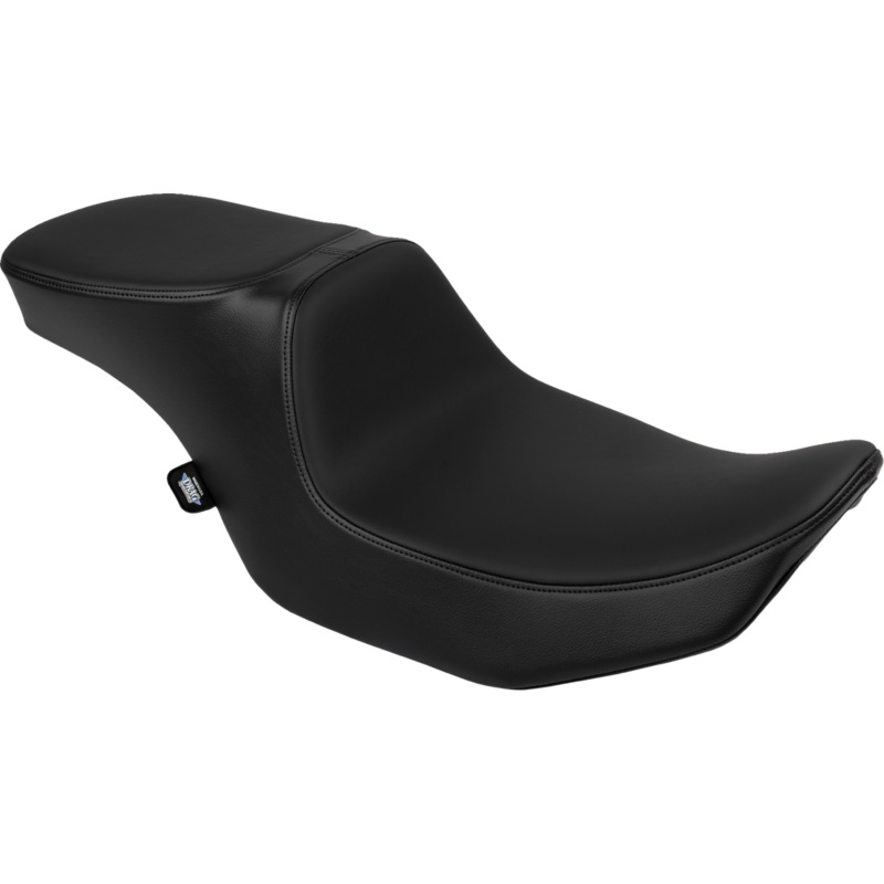 DRAG SPECIALTIES SEATS Predator 2-Up Seat – Solar Leather – Smooth – w/o Backrest – FLTR/FLHX ’23-’24 4692E