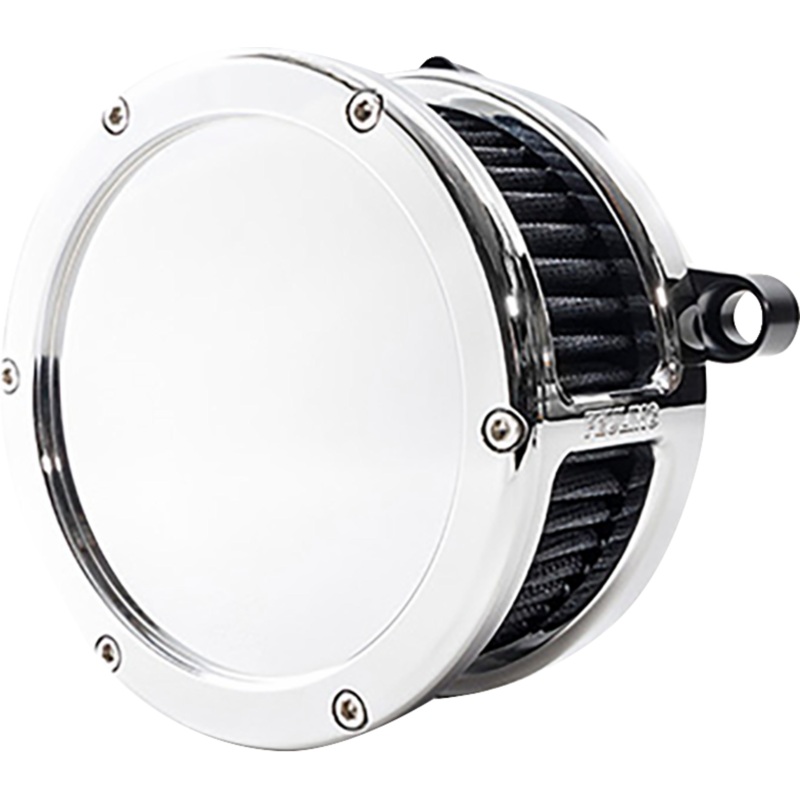 FEULING OIL PUMP CORP. BA Air Cleaner Kit – Chrome with Black Filter – M8 5577