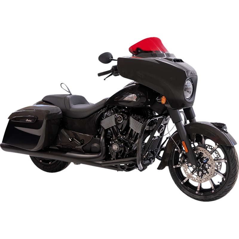 KLOCK WERKS Kolor Flare* Windshield – 10 – Red KWW-04-0636