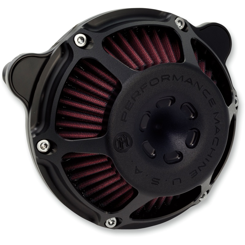 PERFORMANCE MACHINE (PM) Max HP Air Cleaner Kit – Black Ops* 0206-2164-SMB