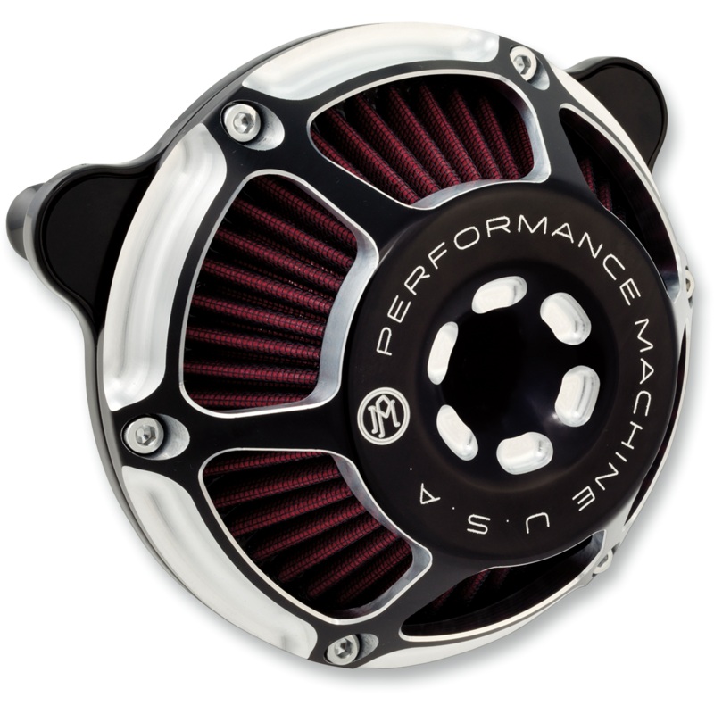 PERFORMANCE MACHINE (PM) Max HP Air Cleaner Kit – Contrast Cut* 0206-2164-BM