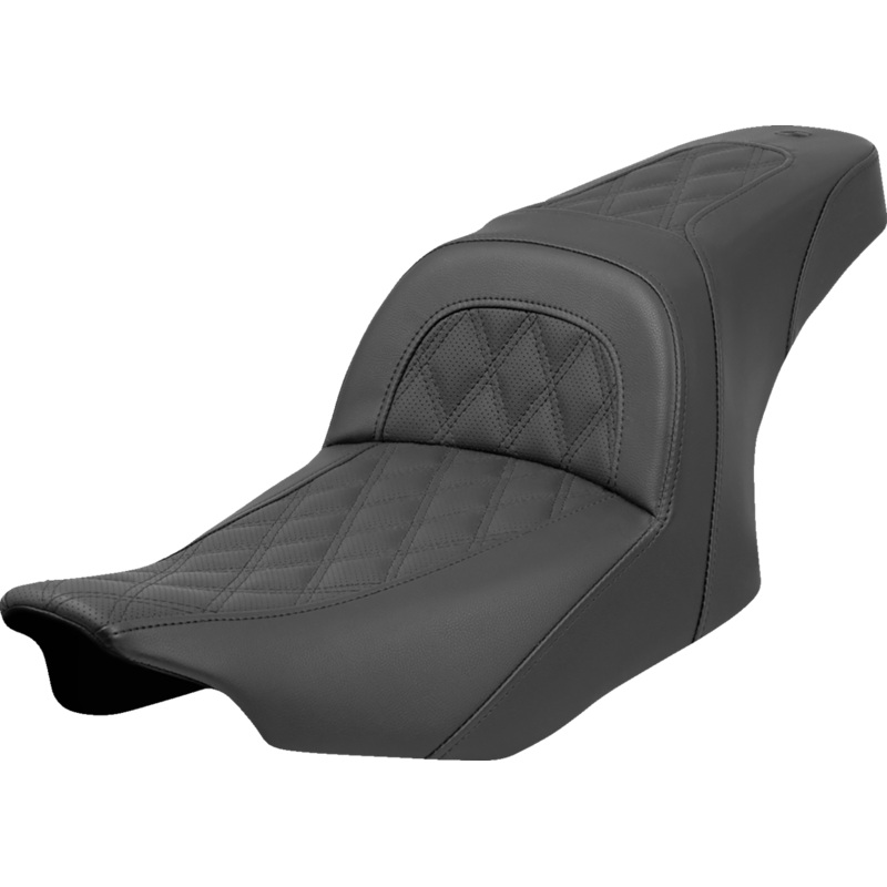 SADDLEMEN Slim Seat – Lattice Stitch – FLT/FLH ’23-’24 823-07-162