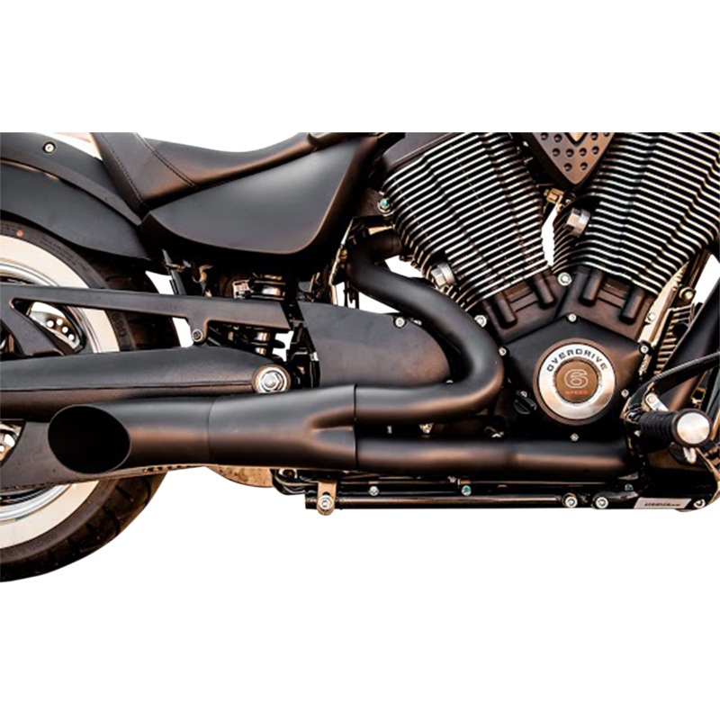 TRASK 2:1 Exhaust – Black – Victory TM-3033BK
