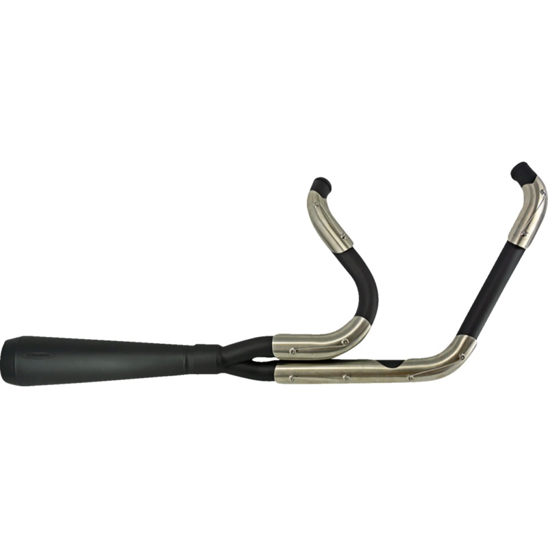 TRASK 2-into-1 Assault Exhaust System – Black Ceramic – with Bags TM-5053BK