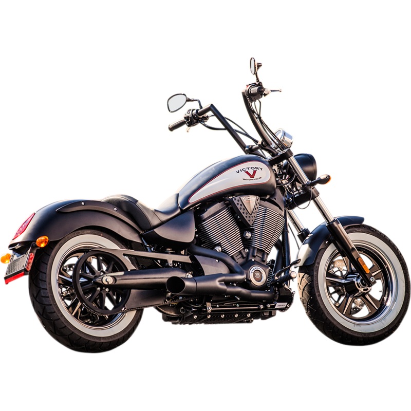 TRASK Hot Rod 2:1 Exhaust – Black – Victory TM-3034BK