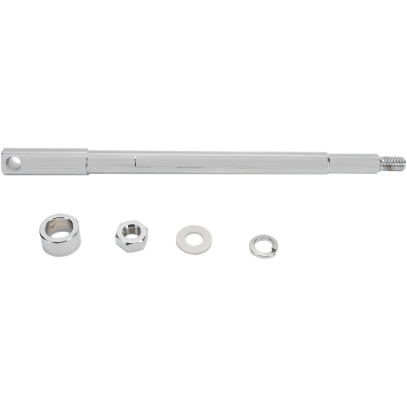 DRAG SPECIALTIES Axle – Front – Chrome –  84-99 FXST/WG Chrome Axle Kit