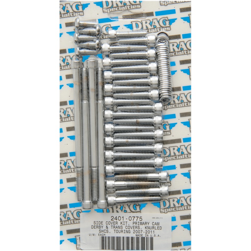 DRAG SPECIALTIES Bolt Kit Motor Knurled FL 7-16 Bolt Set