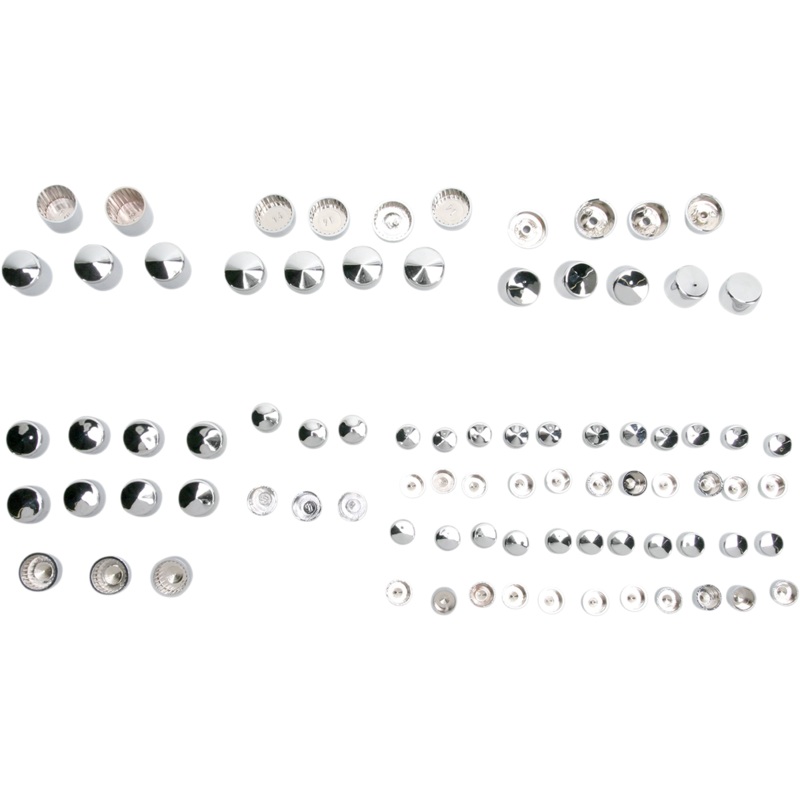 DRAG SPECIALTIES Covers Bolt Chrome Bolt Cover Standard Kit